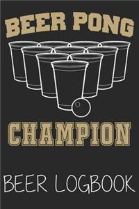 Beer pong champion (Beer Logbook)