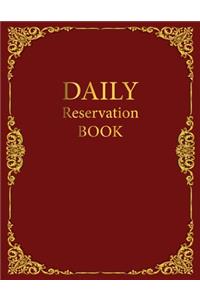 Daily Reservation Book