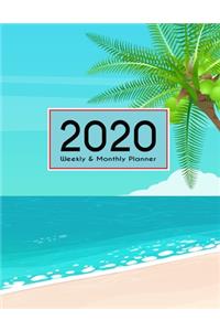 2020 Planner Weekly & Monthly 8.5x11 Inch