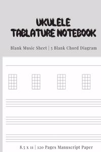 Ukulele Tablature Notebook