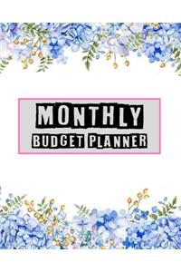 Monthly Budget Planner: Budget Planner - Home Finance Journal: Budgeting Workbook - DIY Monthly Bill Payment Organizer - Financial Goal & Debt Trackin