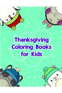 Thanksgiving Coloring Books for Kids