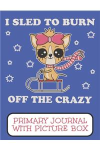 I Sled To Burn Off The Crazy Primary Journal With Picture Box