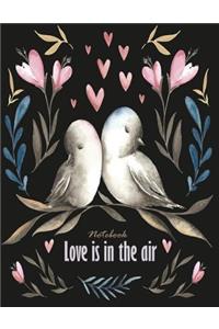 Notebook love in the air