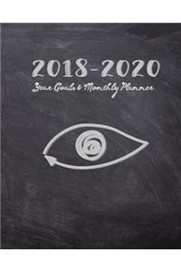 2018-2020 Year Goals and Monthly Planner