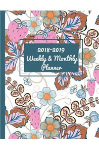 Azalea 2018 - 2019 Weekly & Monthly Planner