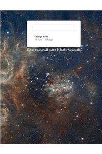 Space Nebula Composition Notebook