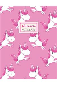 Pink Unicorn Composition Notebook - Back To School Journal For Girls