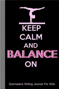 Keep Calm and Balance on