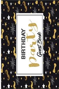 Birthday Party Guest Book