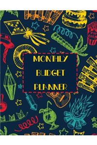 Monthly Budget Planner: Budget Planning, Financial Planning Journal, Monthly Expense Tracker and Organizer (Bill Tracker, Expense Tracker, Home Budget Book)