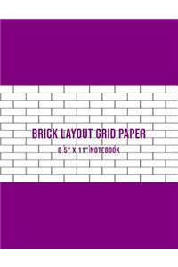 Brick Layout Grid Paper