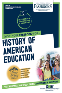 History of American Education (Rce-29)