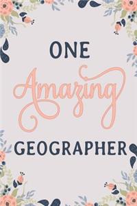 One Amazing Geographer