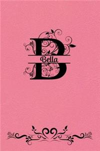 Split Letter Personalized Name Journal - Bella