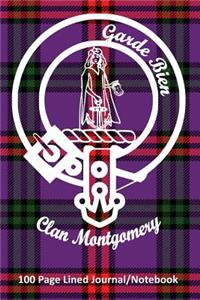 Clan Montgomery 100 Page Lined Journal/Notebook