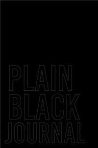 Plain Black Journal