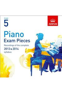 Piano Exam Pieces 2013 & 2014 CD, ABRSM Grade 5