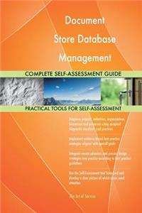 Document Store Database Management Systems Complete Self-Assessment Guide