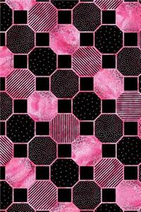 Bullet Journal Notebook Dotty Hexagon Pattern 7
