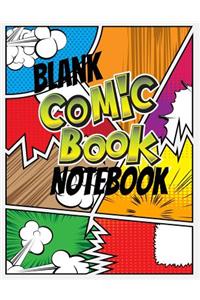 Blank Comic Book Notebook: Blank Comic Book Journal Notebook V6