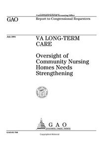 Va LongTerm Care: Oversight of Community Nursing Homes Needs Strengthening