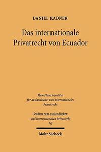 Das internationale Privatrecht von Ecuador