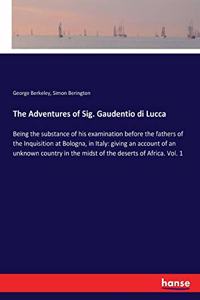 Adventures of Sig. Gaudentio di Lucca