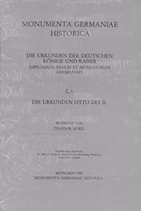 Die Urkunden Otto Des II.