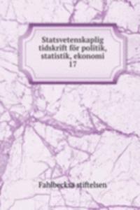 Statsvetenskaplig tidskrift for politik, statistik, ekonomi