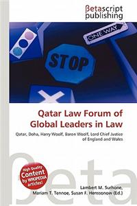 Qatar Law Forum of Global Leaders in Law