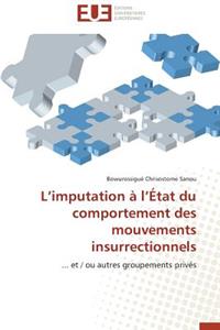 L Imputation À L État Du Comportement Des Mouvements Insurrectionnels