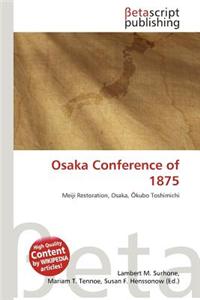 Osaka Conference of 1875