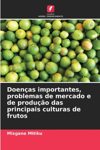 Doenças importantes, problemas de mercado e de produção das principais culturas de frutos