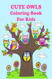 Cute Owls Coloring Book For Kids