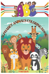 Abc Alphabet Animals Coloring book for kids