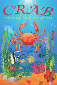Crab Coloring Book For Adults