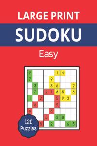 Large Print sudoku - Easy