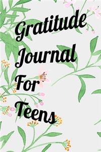 Gratitude Journal For Teens