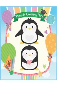 Penguin Coloring Book