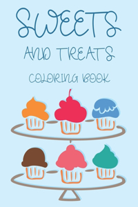 Sweets And Treats Coloring Book