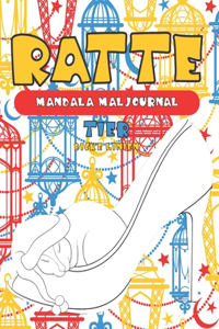Mandala Maljournal - Dicke Linien - Tier - Ratte