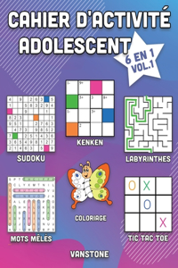 Cahier d'activité adolescent