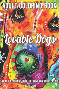 Lovable Dogs Coloring Book
