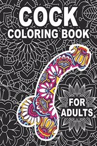 Cock Coloring Book for Adults