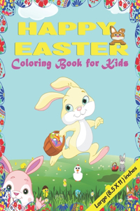 Happy Easter Coloring book for kids.