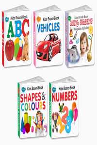 My First Library Kids Board Books With Malayalam Alphabet | Set Of 5 Board Books For Kids