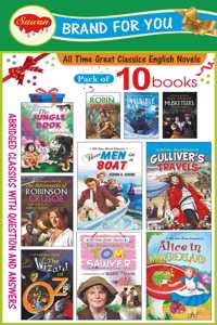 All Time Great Classics English Novels For Beginners In Abridged Form | Combo For Collectors And Libraries | Pack Of 10 Novels (V2)