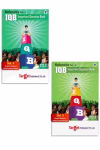 Std 10 Maths 1 & 2 Important Question Bank (Iqb) Book | English Medium | Most Likely Questions With Solutions | Ssc Maharashtra State Board | Set Of 2 Books