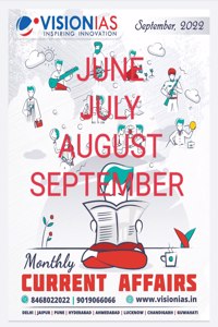 Vision Ias Current affairs June to September 2022 English printout